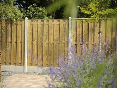 Wooden fence panels