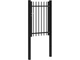 Single Palisade Gate | Premium Round Bar | Width 100 cm