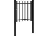 Single Palisade Gate | Premium Round Bar | Width 150 cm