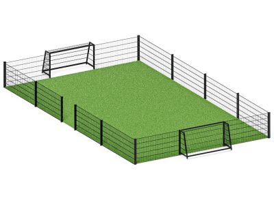 Panna cage 10 x 6 with artificial turf.