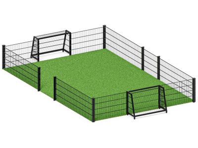 Panna cage with artificial turf