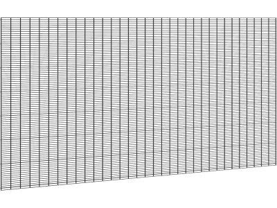 Twin wire mesh fence Ø 4/6/4 | Security 358 | Width 250 cm 