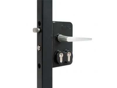 Locinox | Surface mounted gate lock | Double cylinder